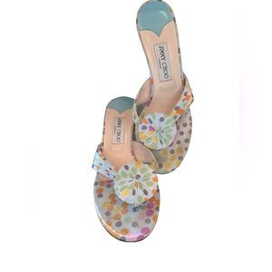 Jimmy Choo Satin Slides